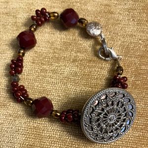 Hand crafted one of a kind bracelet.